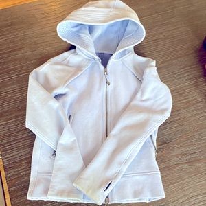 Ladies Lululemon Athletica hoodie in size 4 in light baby blue.